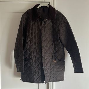 Barbour Men’s  Linsdale quilted jacket brown
